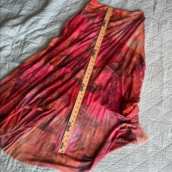 Anthropologie Weston Fallen Sun Maxi Skirt EUC Small - Picture 9 of 9